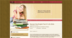 Desktop Screenshot of belscollege.com